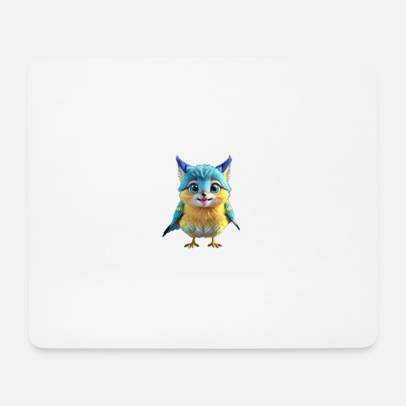 Cute Yellow Bird - Mouse Pad (horizontal) - white