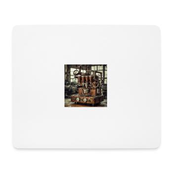 Steampunk Espresso - Mouse Pad (horizontal) - white - Front