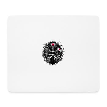 Démon samurai - Tapis de souris (format paysage) - blanc - Devant