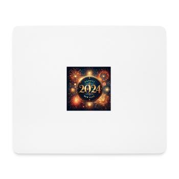 Silvester Happy New Year - Mousepad (Querformat) - Weiß - Vorne