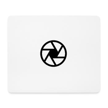 camera - Mousepad (Querformat) - Weiß - Vorne