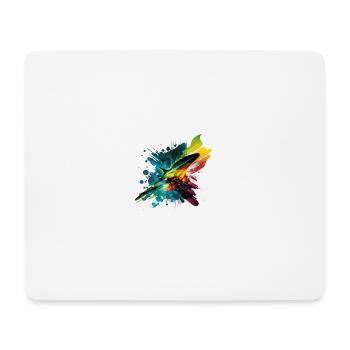 Regenbogen - Mousepad (Querformat) - Weiß - Vorne