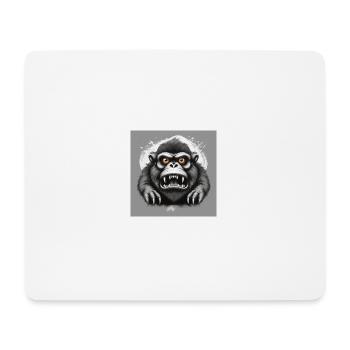 affe - Mousepad (Querformat) - Weiß - Vorne