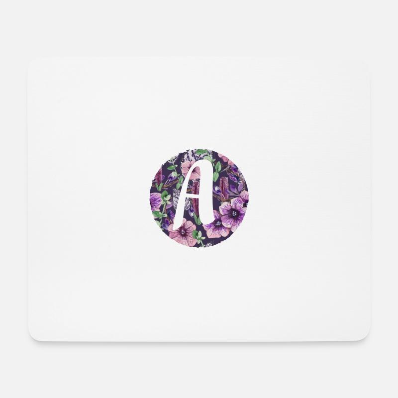 Buchstabe A - Mousepad (Querformat) - Weiß