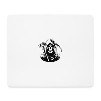 Étreinte de la Faucheuse - Monochrome - Tapis de souris (format paysage) - blanc - Devant