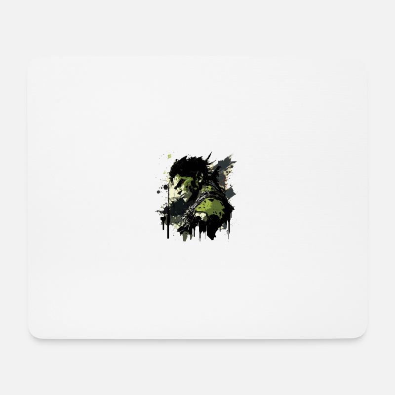 ogre - Mouse Pad (horizontal) - white