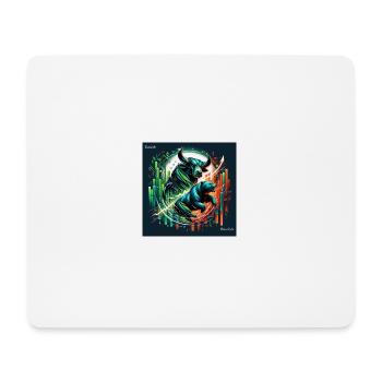 Aktienmarkt - Mousepad (Querformat) - Weiß - Vorne