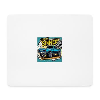 Climate sinner - Mousepad (Querformat) - Weiß - Vorne