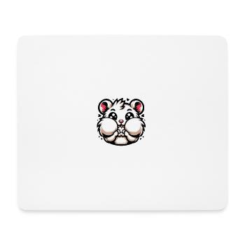 Hermann Hamsterbäckchen - Mousepad (Querformat) - Weiß - Vorne