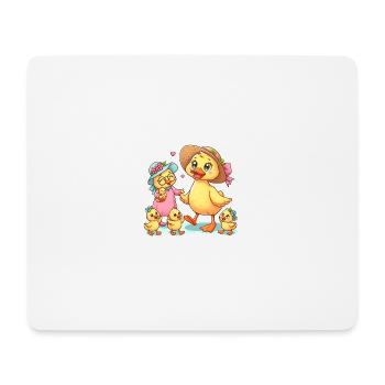 Sweet I Duck Family - Mouse Pad (horizontal) - white - Front