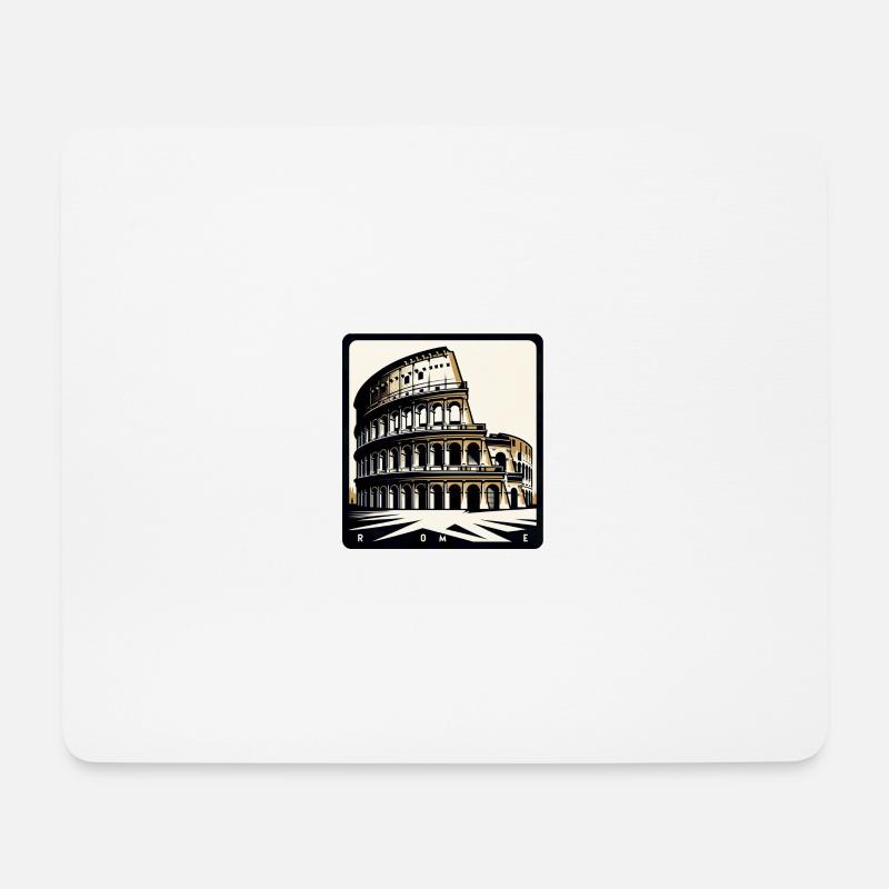 Kolosseum in Rom - Mousepad (Querformat) - Weiß