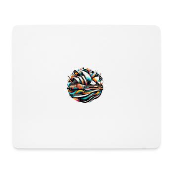 Sydney Oper abstrakt - Mousepad (Querformat) - Weiß - Vorne