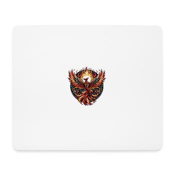 Phénix - Tapis de souris (format paysage) - blanc - Devant