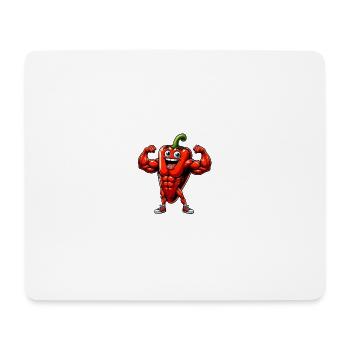 Pumper peppers - Mouse Pad (horizontal) - white - Front