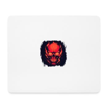 birthday present idea cage black skeletal - Mousepad (Querformat) - Weiß - Vorne