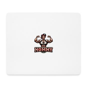 Muscle Mommy Front - Mousepad (Querformat) - Weiß - Vorne