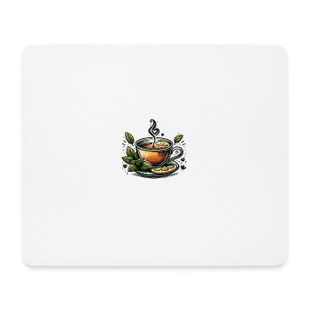 Tea - Mouse Pad (horizontal) - white - Front