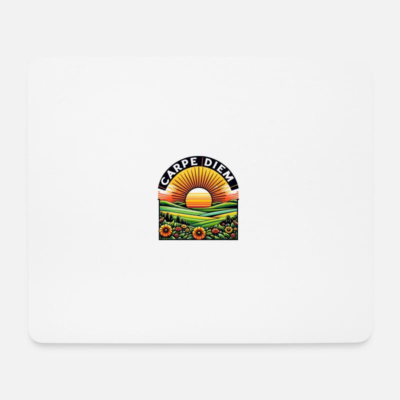 Carpe Diem - Mouse Pad (horizontal) - white