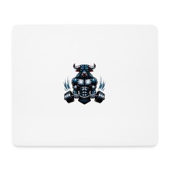Strong Bull - Mousepad (Querformat) - Weiß - Vorne