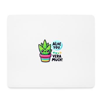 Aloe you vera much - Mouse Pad (horizontal) - white - Front
