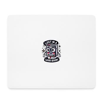 Lost in a good book - Mouse Pad (horizontal) - white - Front
