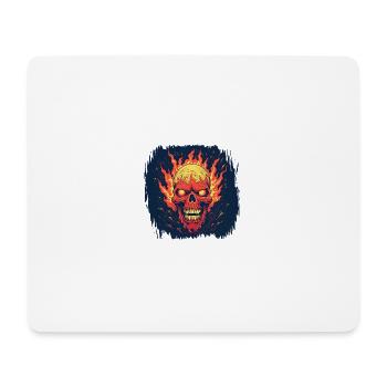 Adult Clothing Funny Dinosaur Skeleton Tshirts - Mouse Pad (horizontal) - white - Front