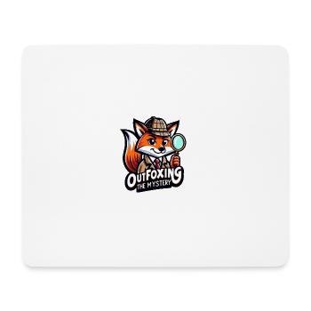 Outfoxing the Mystery - Mousepad (Querformat) - Weiß - Vorne