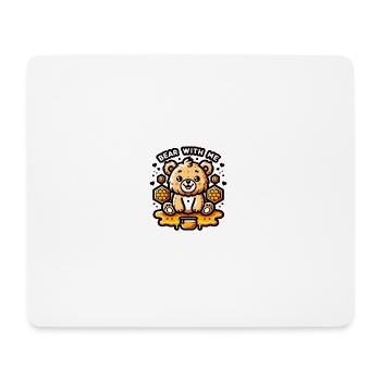 Soyez indulgent avec moi - Tapis de souris (format paysage) - blanc - Devant