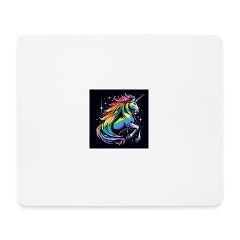 LGBTQIA+ Unicorm - Mousepad (Querformat) - Weiß - Vorne