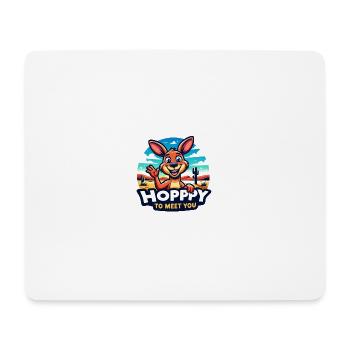 Hopppy to meet you - Mouse Pad (horizontal) - white - Front