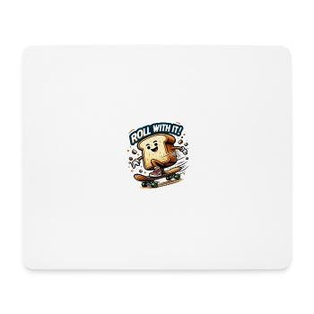 Roll with It - Mouse Pad (horizontal) - white - Front