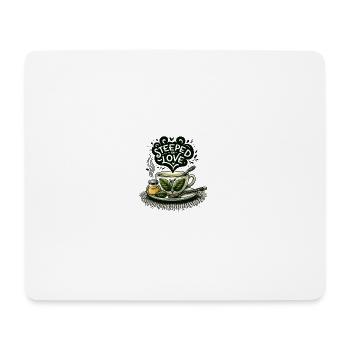 Steeped in Love - Mouse Pad (horizontal) - white - Front