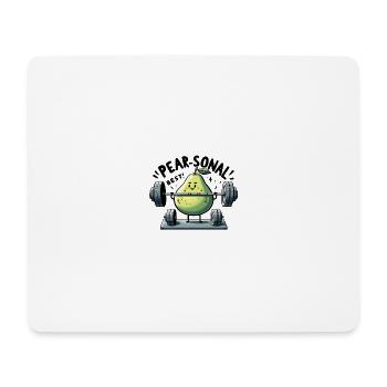 Pear-Sonal Best - Tapis de souris (format paysage) - blanc - Devant
