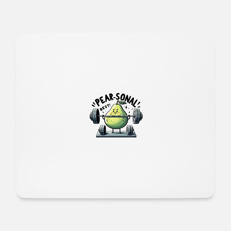 Pear-Sonal Best - Mouse Pad (horizontal) - white