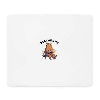 Bear With Me - Mouse Pad (horizontal) - white - Front