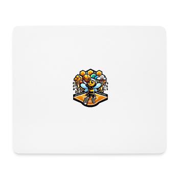 Transpirer avec douceur - Tapis de souris (format paysage) - blanc - Devant