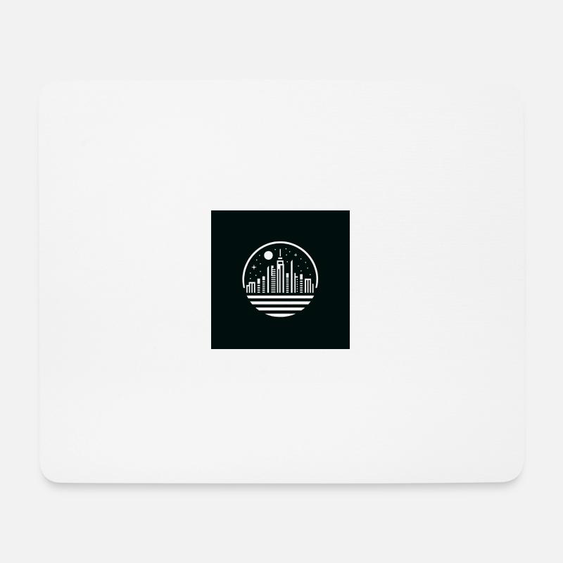 Stellar Skyline - Mousepad (Querformat) - Weiß