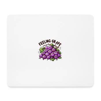Feeling Grape - Mousepad (Querformat) - Weiß - Vorne