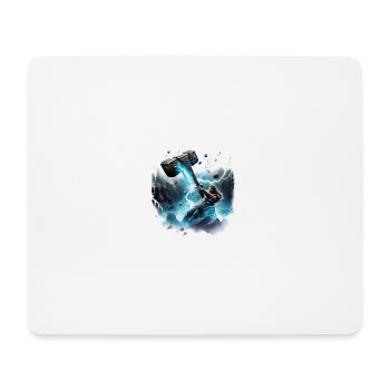Thor's Hammer Norse Viking God Odin - Mouse Pad (horizontal) - white - Front