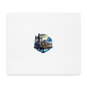 Steampunk City - Mouse Pad (horizontal) - white - Front