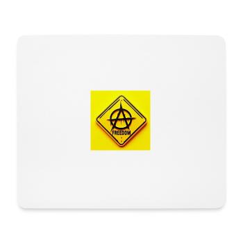 Ancap Anarchie - Mousepad (Querformat) - Weiß - Vorne