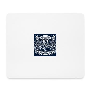 Arbeitslos King - Mousepad (Querformat) - Weiß - Vorne