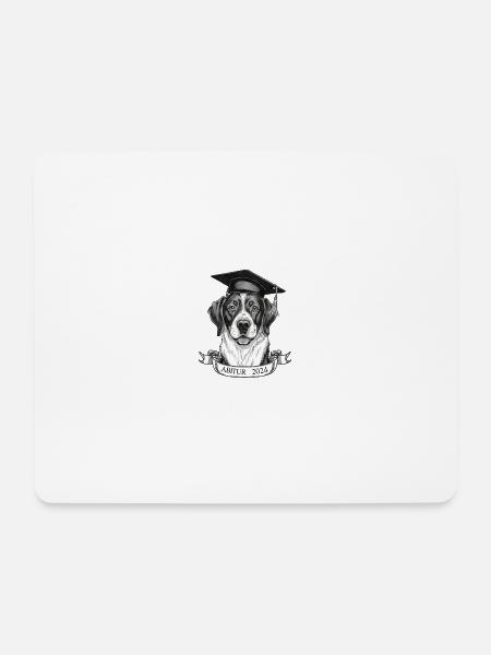 Abitur 2024 - Mousepad (Querformat) - Weiß