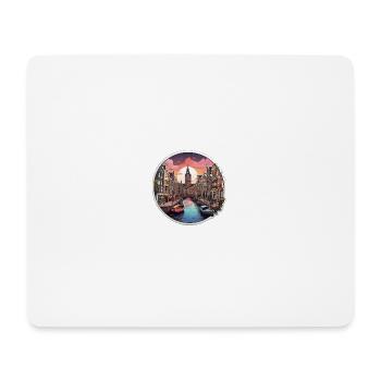 Amsterdam city - Mouse Pad (horizontal) - white - Front