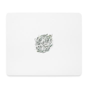 Manœuvres aériennes - Tapis de souris (format paysage) - blanc - Devant