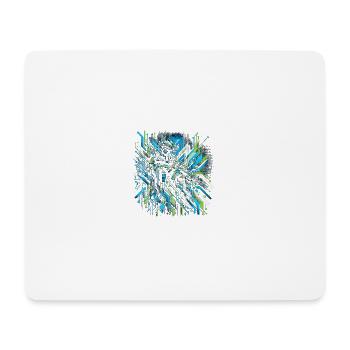Cybernetic Soldier Interface - Mouse Pad (horizontal) - white - Front