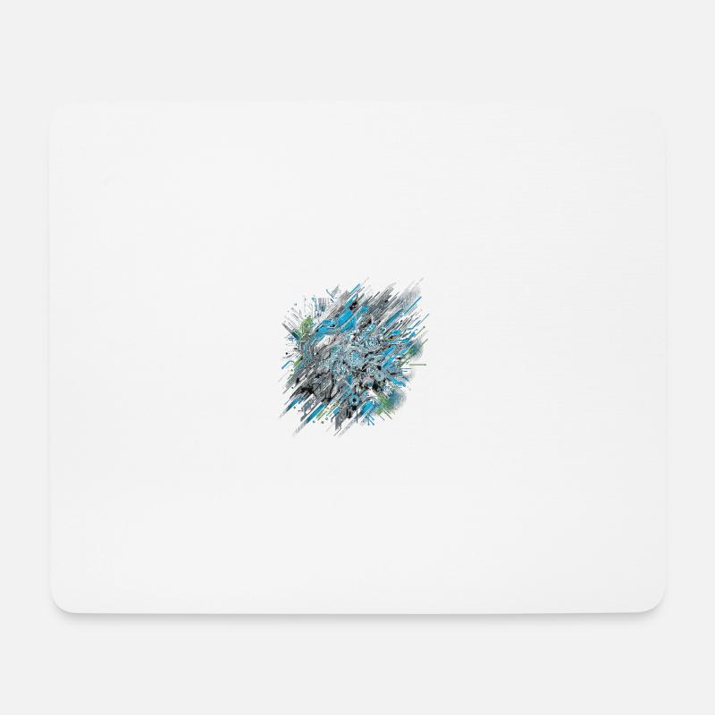 Neural Network Velocity - Mouse Pad (horizontal) - white