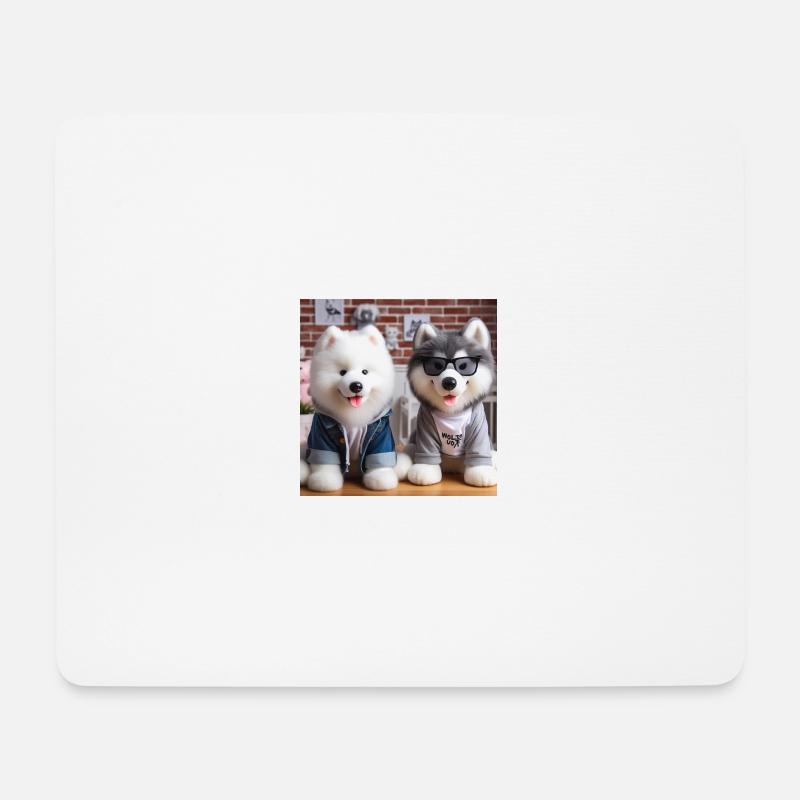 Pup Gang - Mouse Pad (horizontal) - white