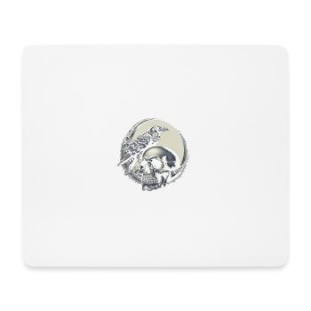 Mond-Wächter - Mousepad (Querformat) - Weiß - Vorne