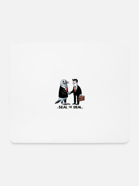 Seal The Deal - Mousepad (Querformat) - Weiß